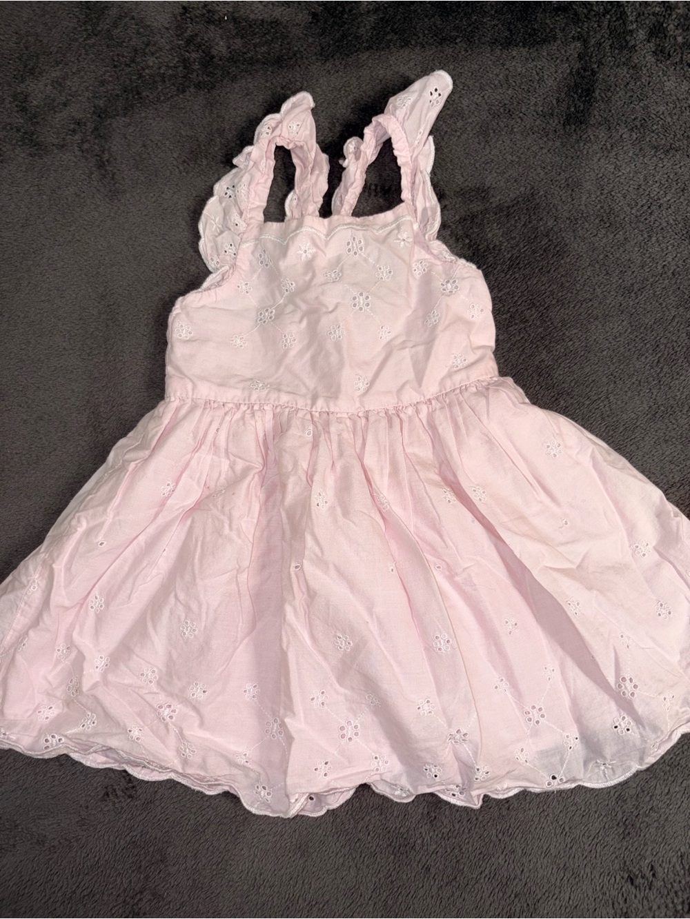 Cat & Jack Light Pink Eyelet Sundress